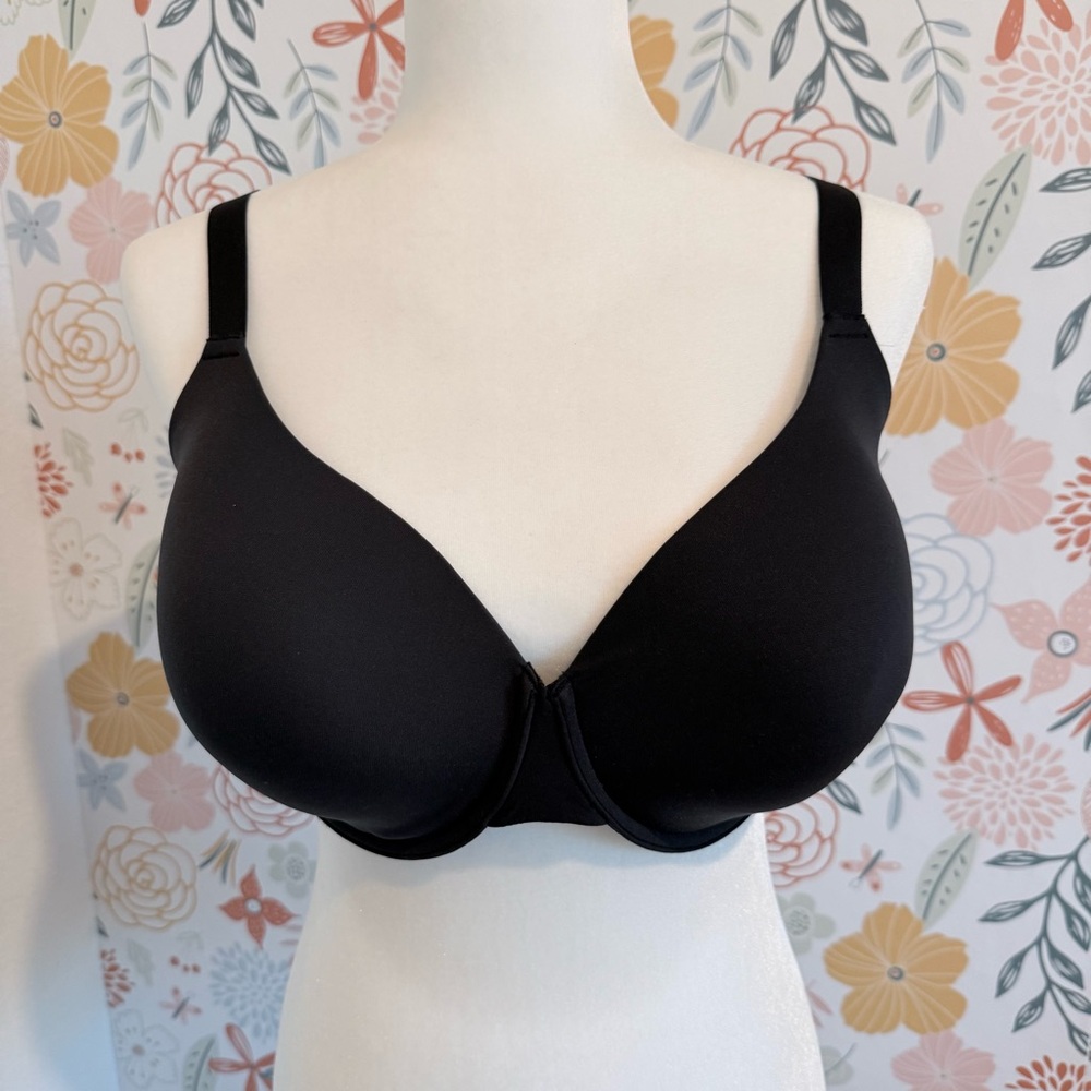 SKIMS Women’s Underwire Bra Black Size 40DD Full Coverage Support